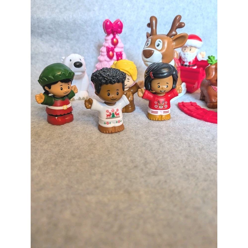 Little People Barbie Advent Calendar Replacement Parts Christmas Santa Reindeer - Picture 6 of 16